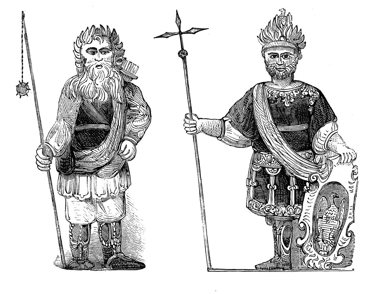 Gog and Magog，伦敦市政厅，c1902 作者 不明