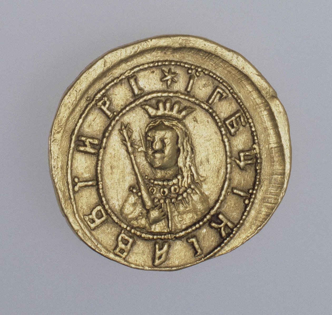 摄政王索菲亚·阿列克谢耶夫娜的金币，介于1682年和1687年之间 作者 不明