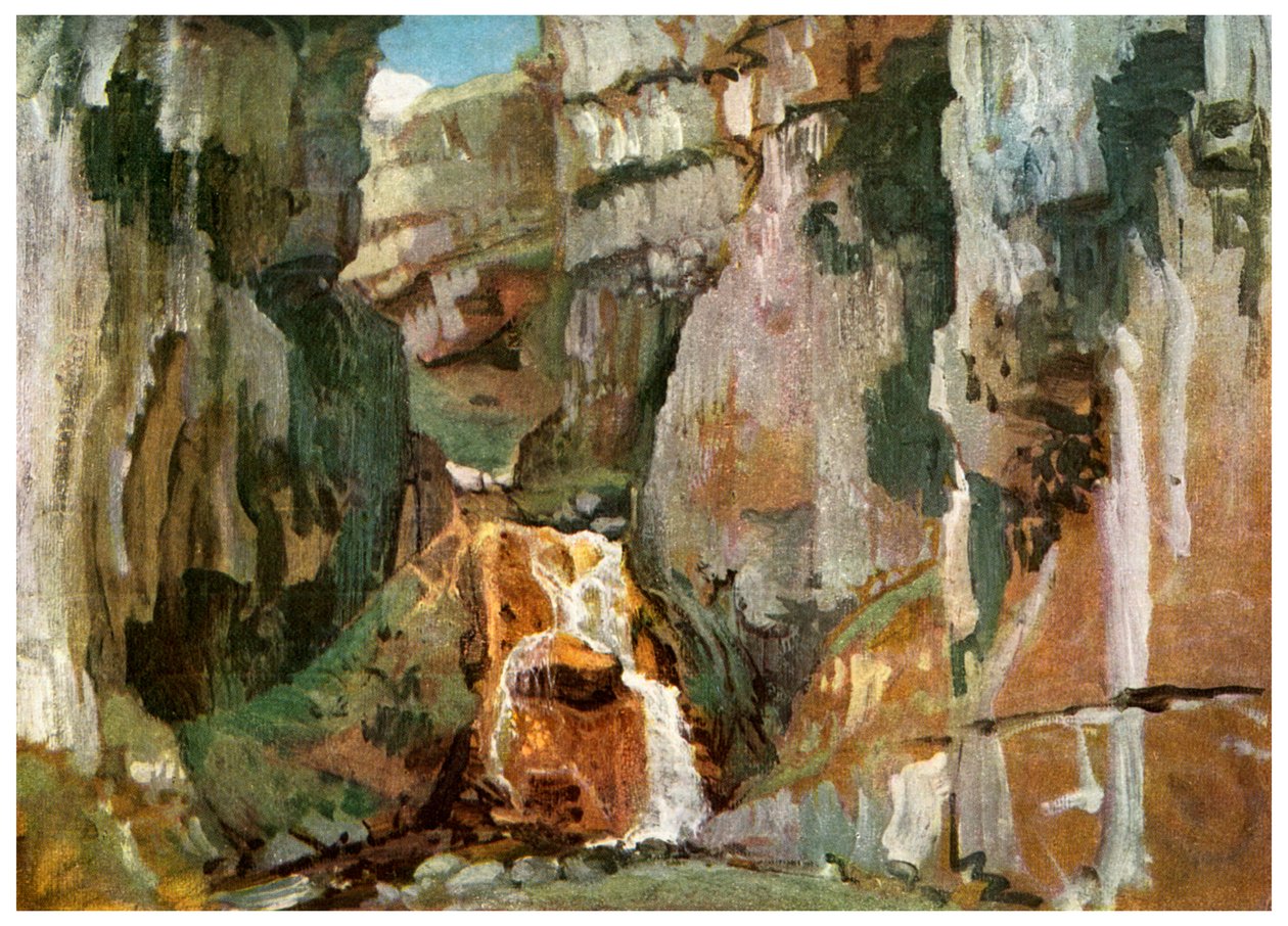 Gordale Scar，西约克郡，建于1956年左右 作者 不明