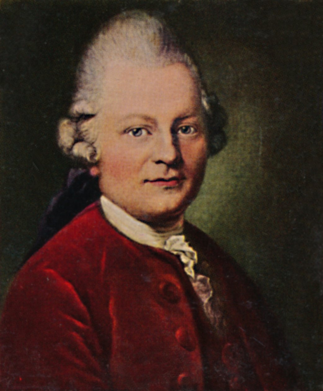 Gotthold Ephraim Lessing 1729-1781。 -安东·格拉夫（Anton Graff）的绘画，1934年。 作者 不明