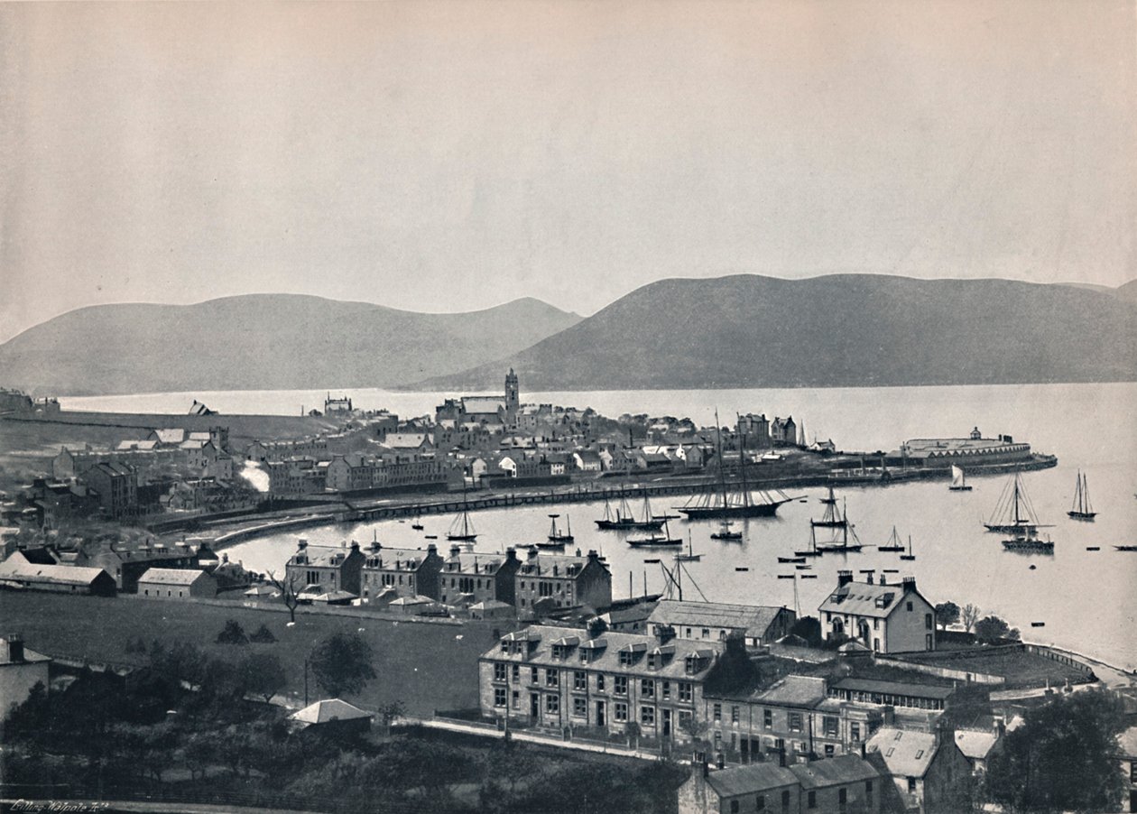 Gourock-城镇和海港，1895年 作者 不明