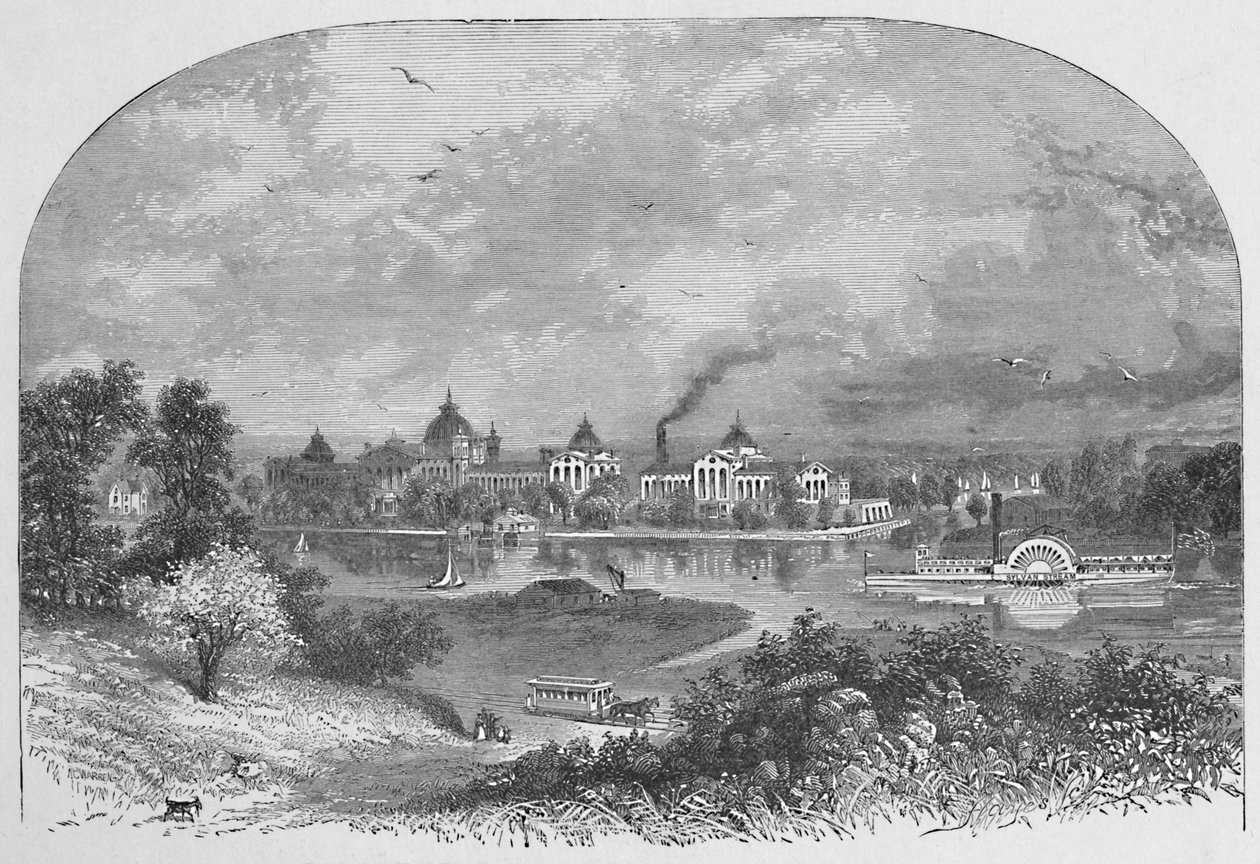 沃兹岛的政府大楼，1883年 作者 不明