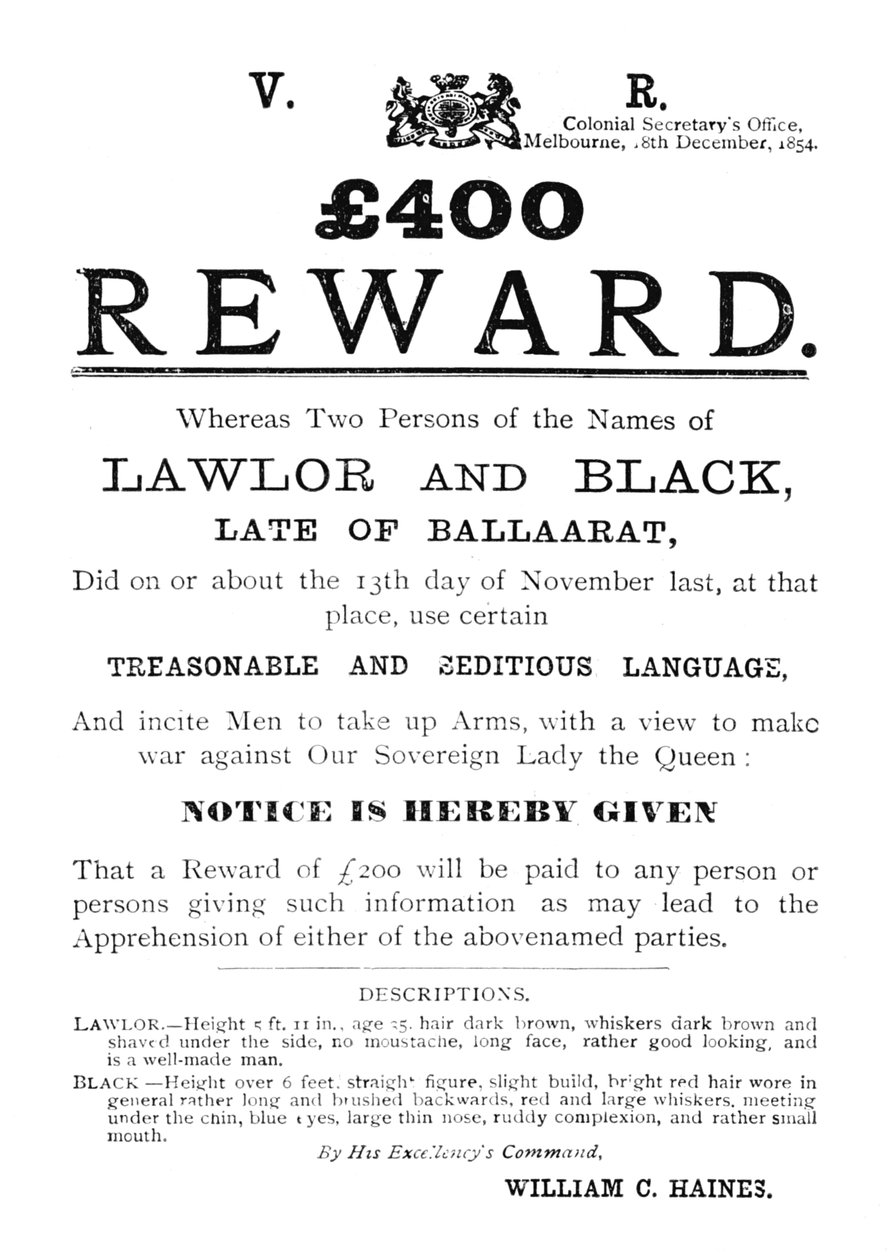 政府通告-Lawlor and Black，c1854，1902年 作者 不明