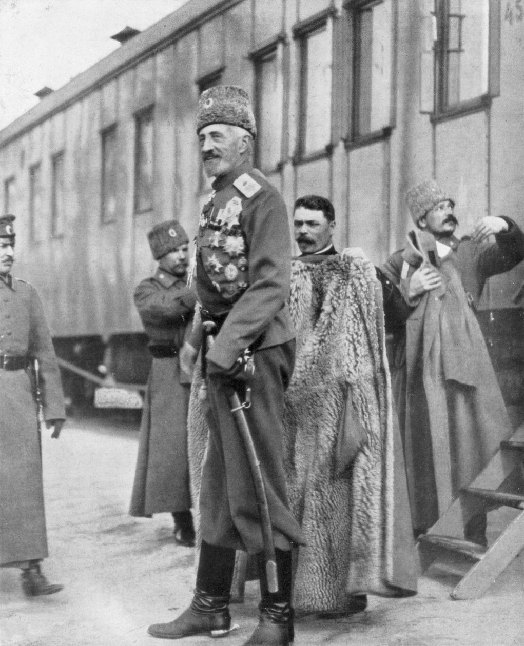 1917年3月16日至17日，俄国第一次世界大战将军尼古拉·尼古拉耶维奇大公 作者 不明
