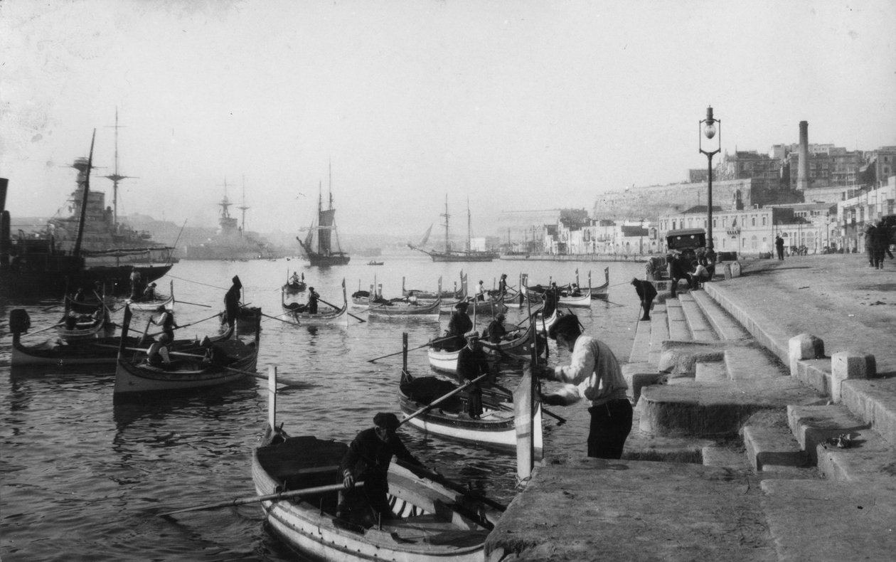 马耳他大港，1937年 作者 不明