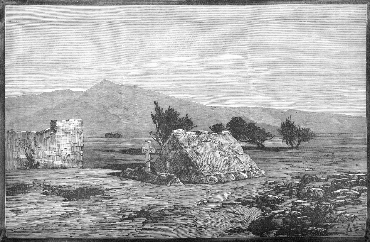 布莱恩伍德少校和第六十六军团的坟墓，迈万德，c1880 作者 不明