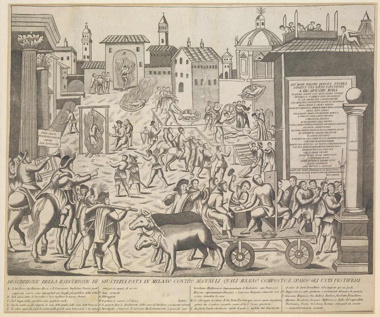米兰大瘟疫，1630年，约1835年 作者 不明
