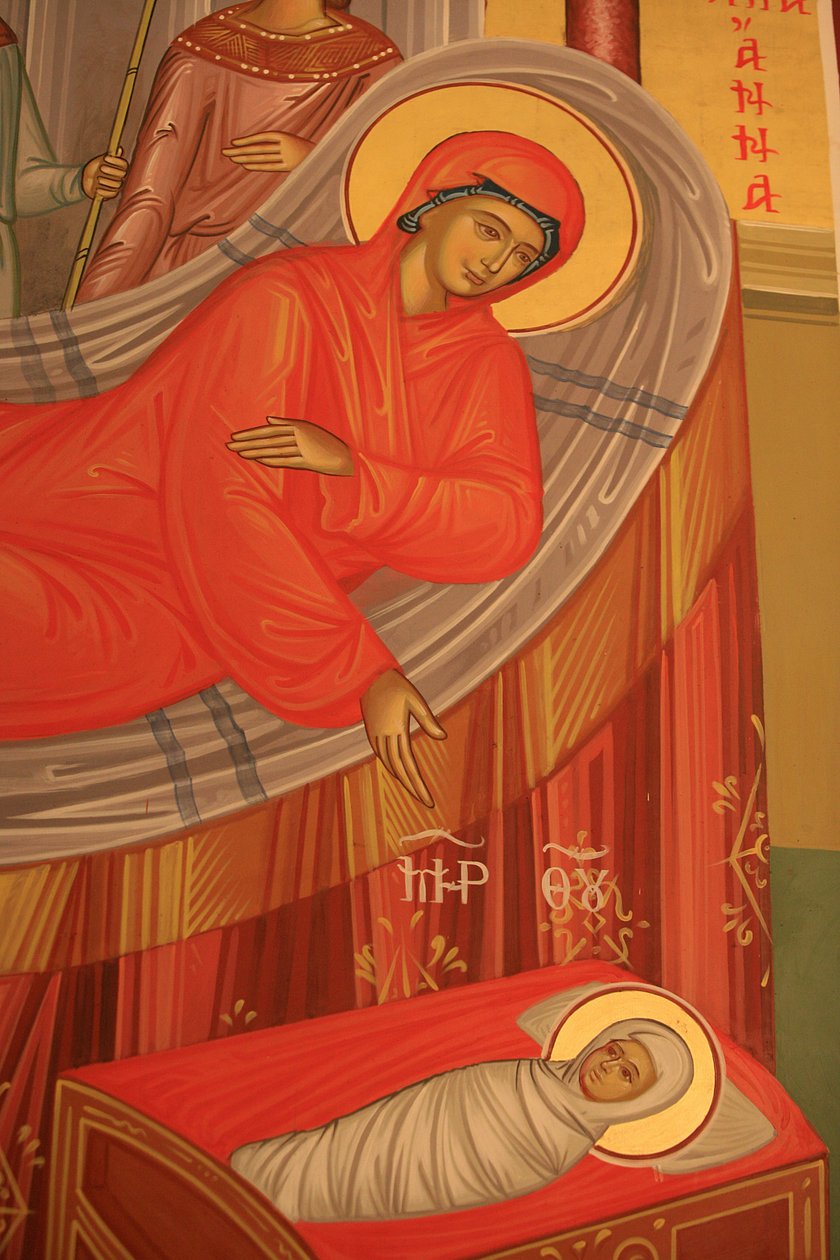 Greek orthodox icon depicting Mary