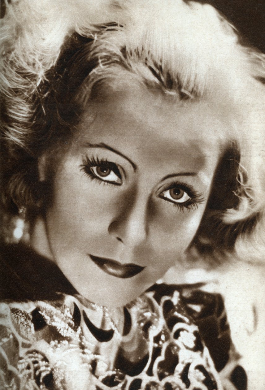 Greta Garbo，瑞典女演员，1933年 作者 不明