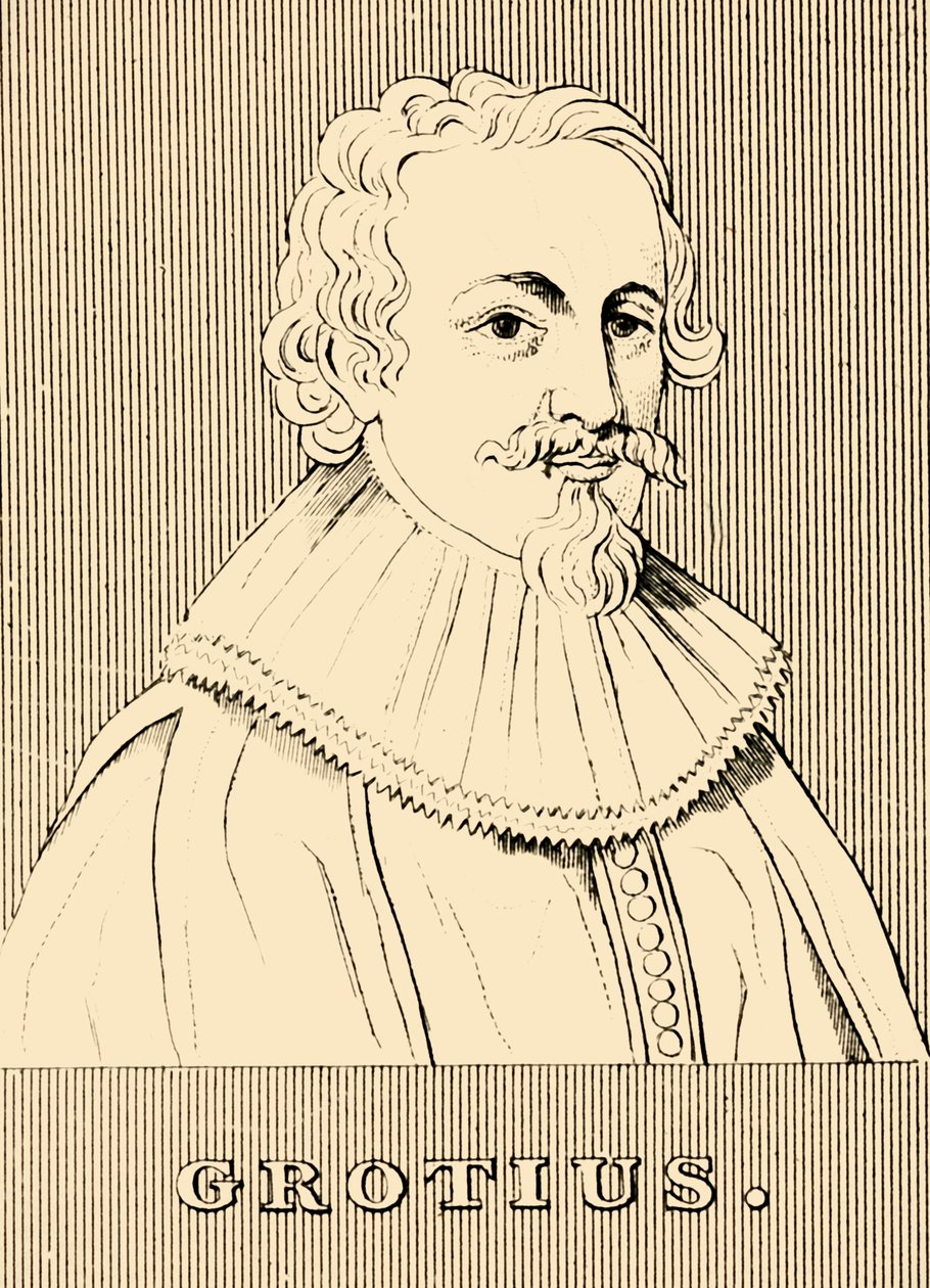 格罗蒂乌斯（Grotius），1583-1645年，1830年。 作者 不明