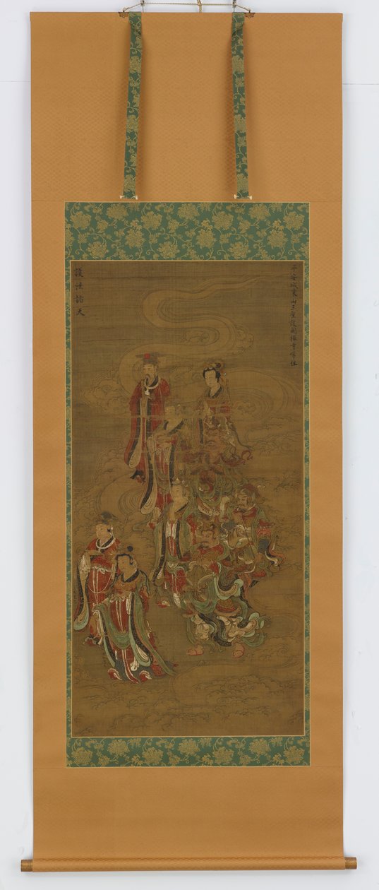 恶魔和魔鬼群，南无阿弥陀佛时期，14-15世纪。 作者 不明