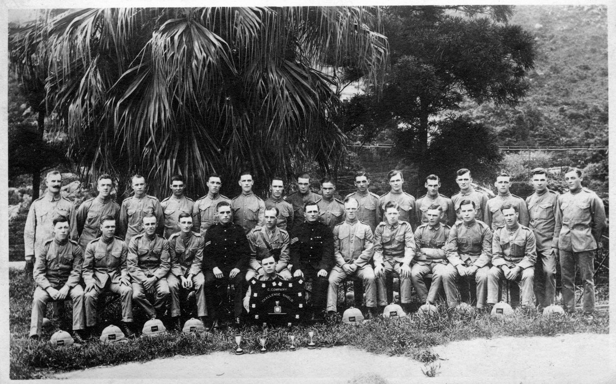 1926年，伊拉克国王联队第二营C公司集体照 作者 不明