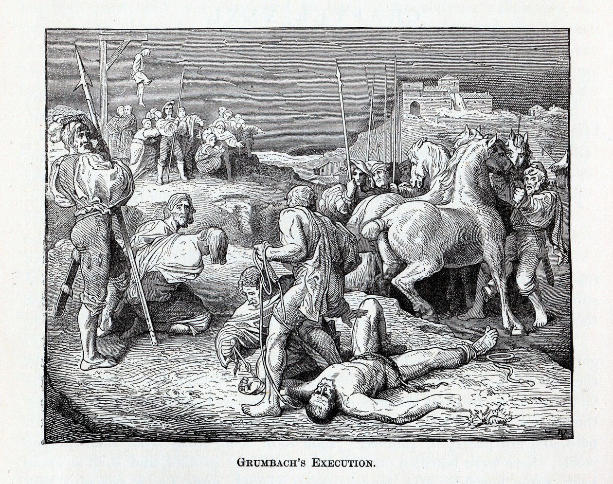 格林巴赫死刑，1882年 作者 不明