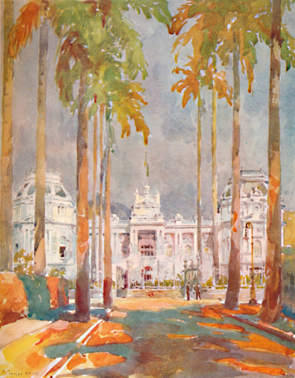瓜纳巴拉宫。 -赫尔墨斯·丰塞卡元帅的住所，1914年 作者 不明