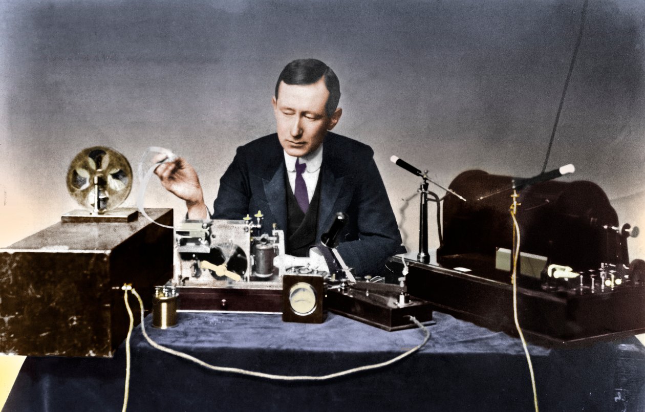 Guglielmo Marconi 1874-1937，意大利物理学家和无线电先驱 作者 不明