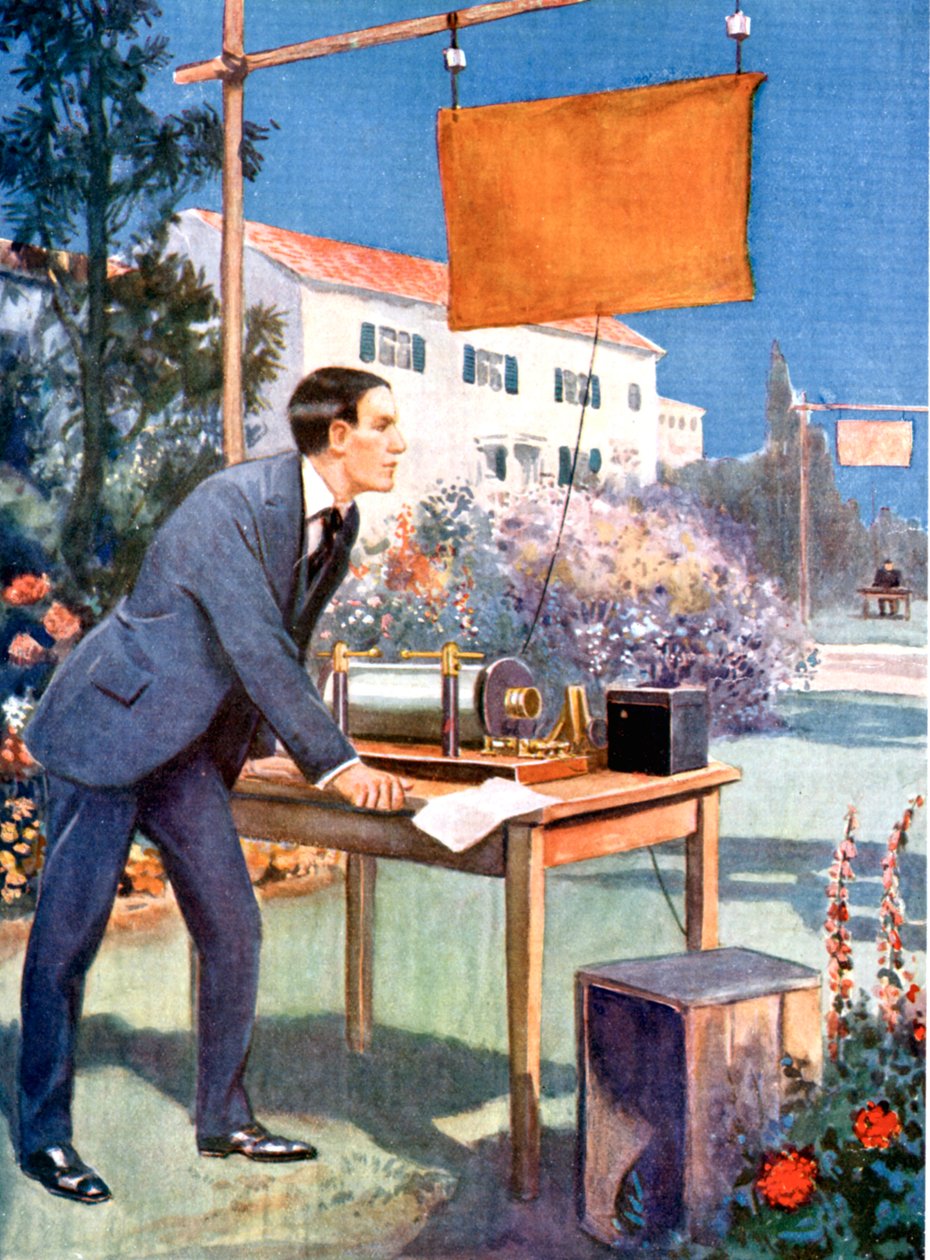 Guglielmo Marconi 1874-1937，意大利物理学家和无线电先驱 作者 不明