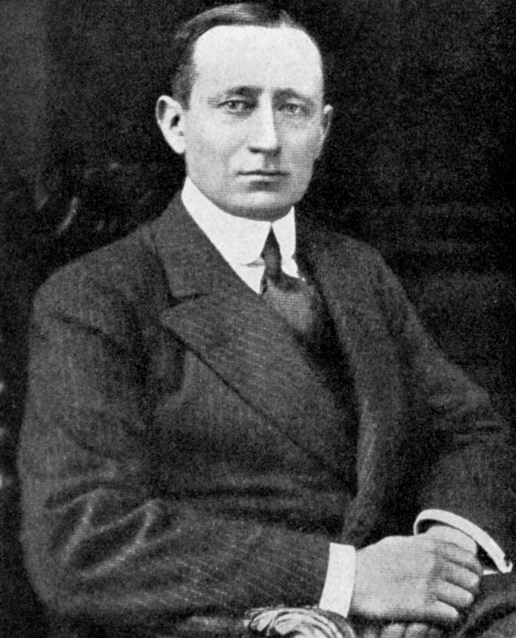 Guglielmo Marconi，意大利发明家，c1920 作者 不明