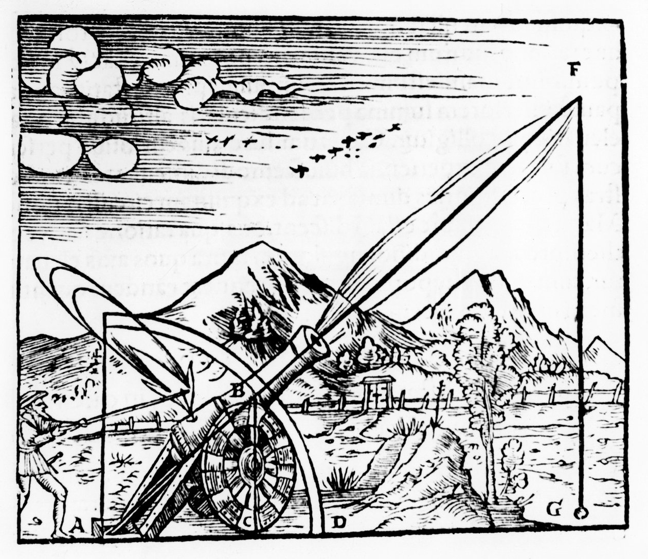 炮手开火，1561年 作者 不明