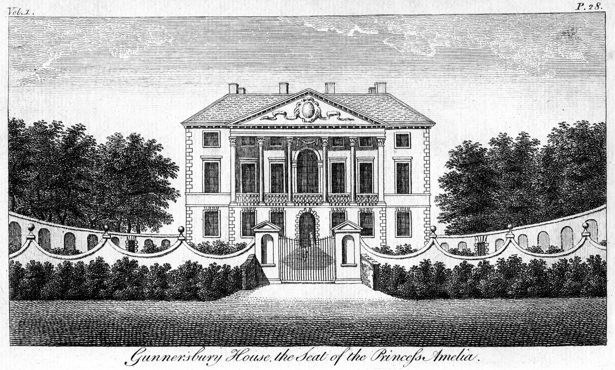 Gunnersbury House，阿米莉亚公主的故居 作者 不明