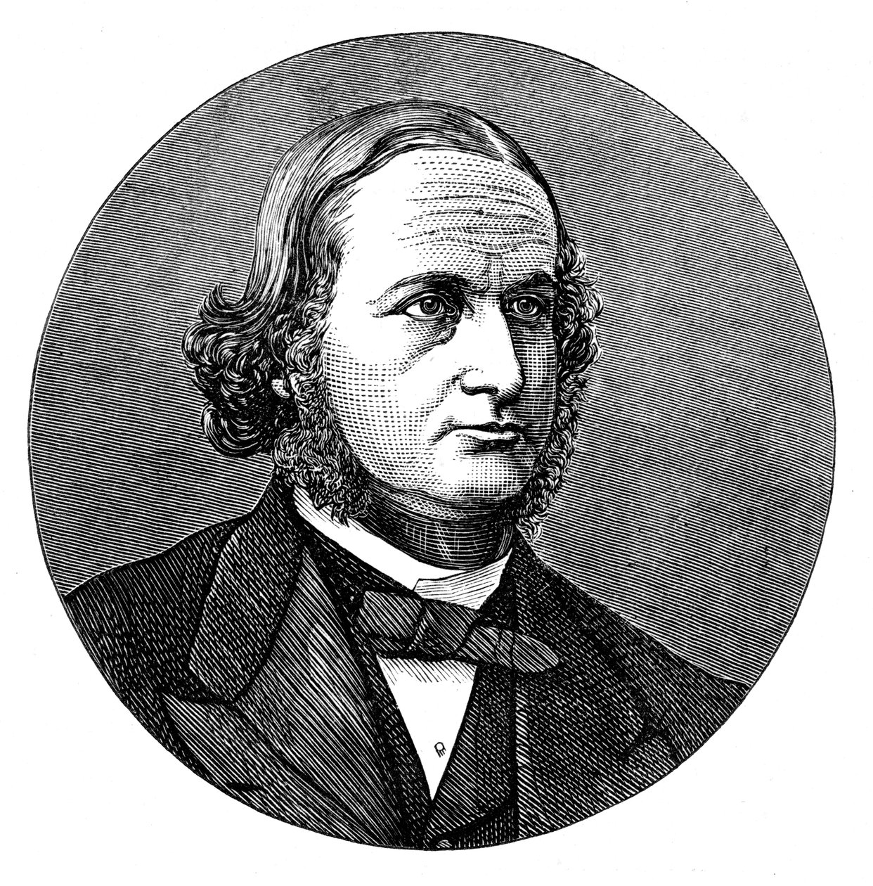 古斯塔夫·罗伯特·基希霍夫（Gustav Robert Kirchhoff），德国物理学家，1876年 作者 不明