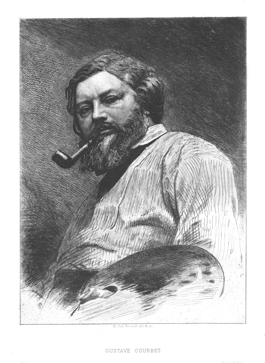 古斯塔夫·库尔贝（Gustave Courbet），c1860。 作者 不明