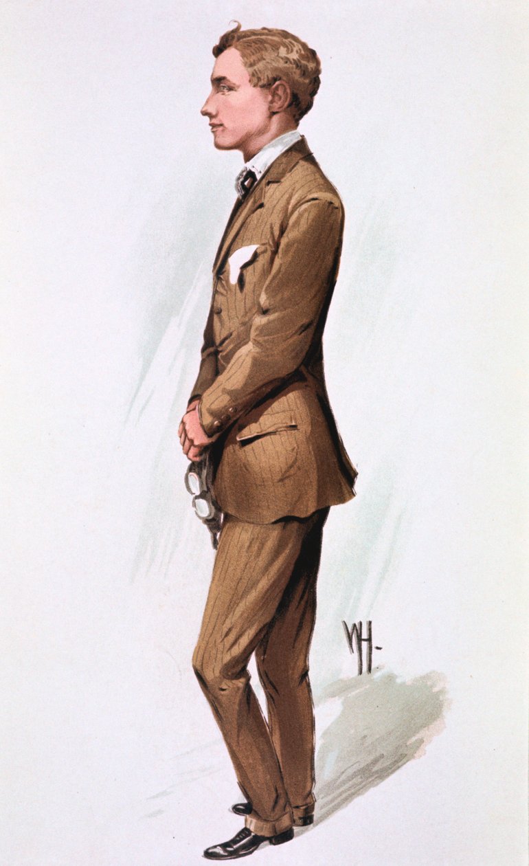 古斯塔夫·哈默尔（Gustave Hamel），英国航空先驱，1913年 作者 不明