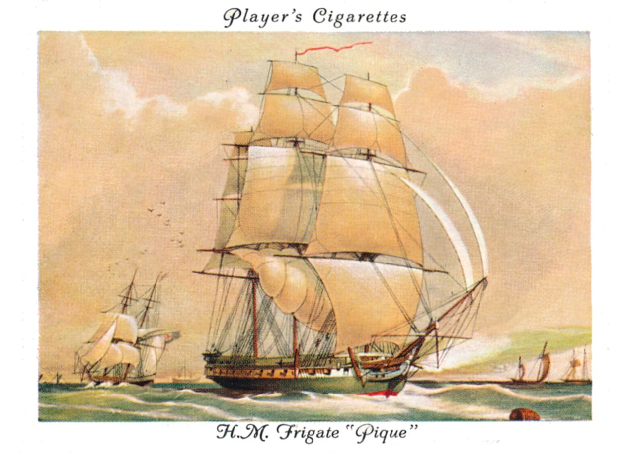 HMFrigate Pique，1936年。 作者 不明