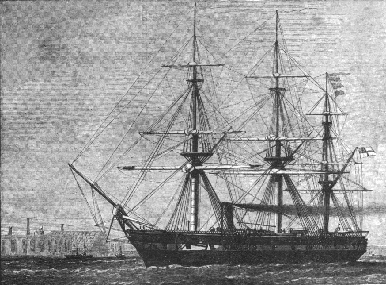 HMS挑战者号（HMS Challenger）受其委托...在1872年进行的深海探索巡游中，1901年。 作者 不明