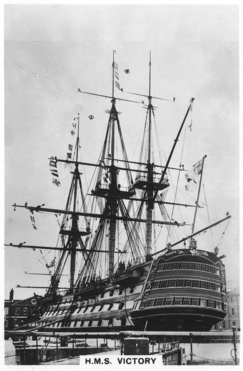 HMS胜利，汉普郡朴茨茅斯，1936年 作者 不明