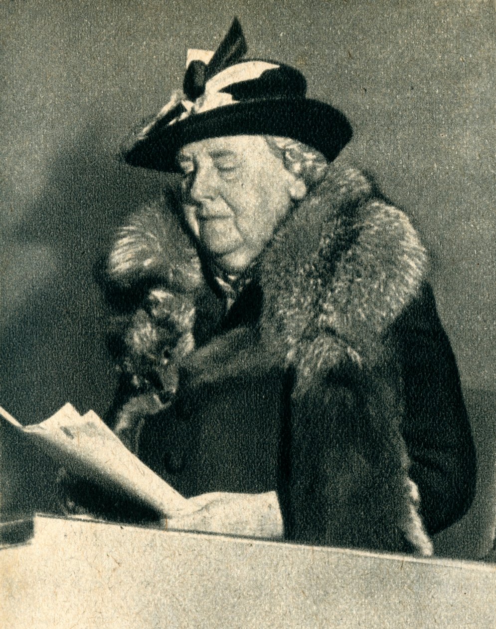 1942年，荷兰女王威廉敏娜（HM Queen）。 作者 不明