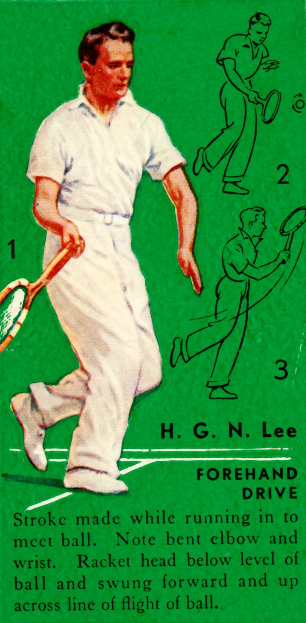 HGN Lee-正手驾驶，c1935年。 作者 不明