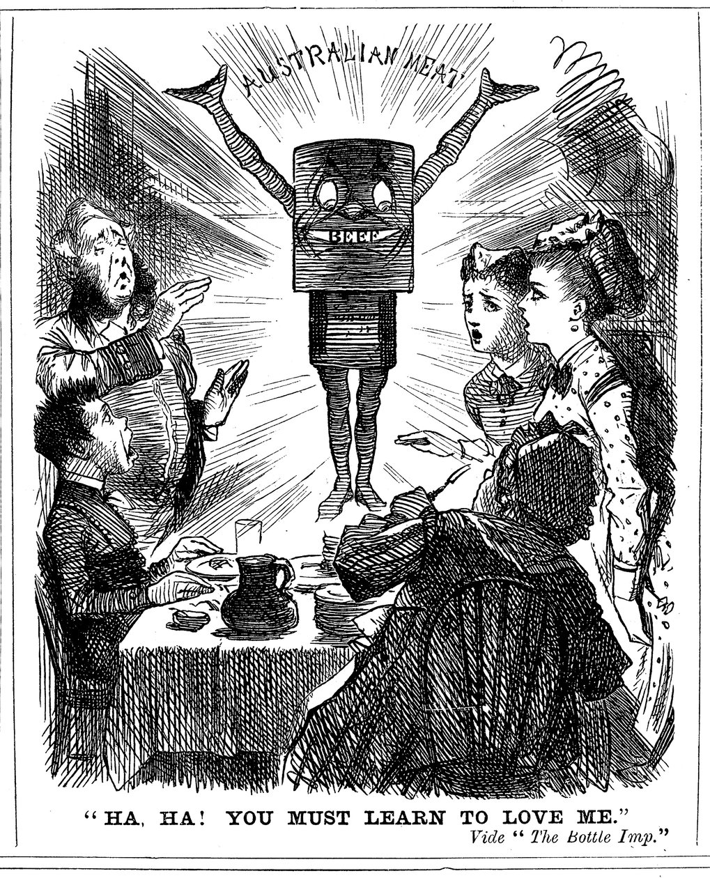 哈哈！你必须学会爱我，1873年 作者 不明