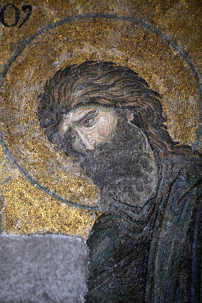 Hagia Sophia Deesis mosaic - John the Baptist Istanbul Turquie 作者 不明