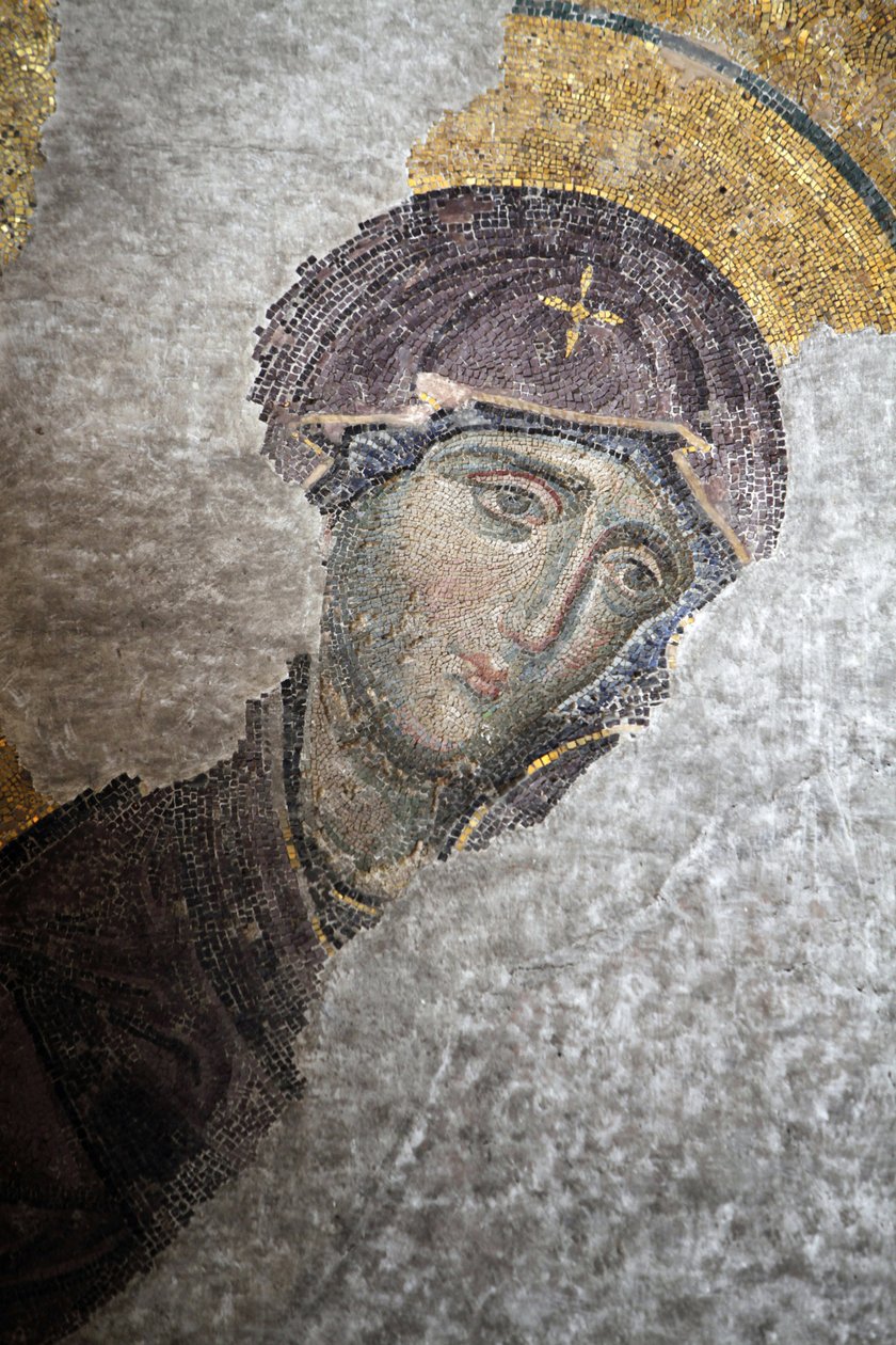 Hagia Sophia Deesis mosaic - Virgin Mary Istanbul Turquie 作者 不明