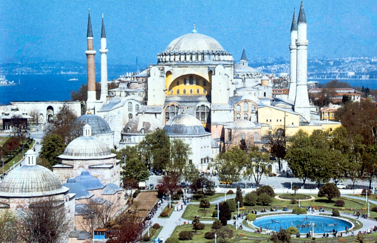 圣索菲亚大教堂（Hagia Sophia），伊斯坦布尔伊斯坦布尔，土耳其，1980年代 作者 不明