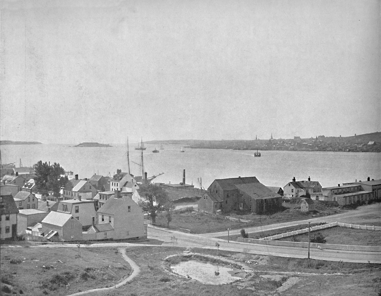 达特茅斯附近的新斯科舍省哈利法克斯港，约建于1897年。 作者 不明