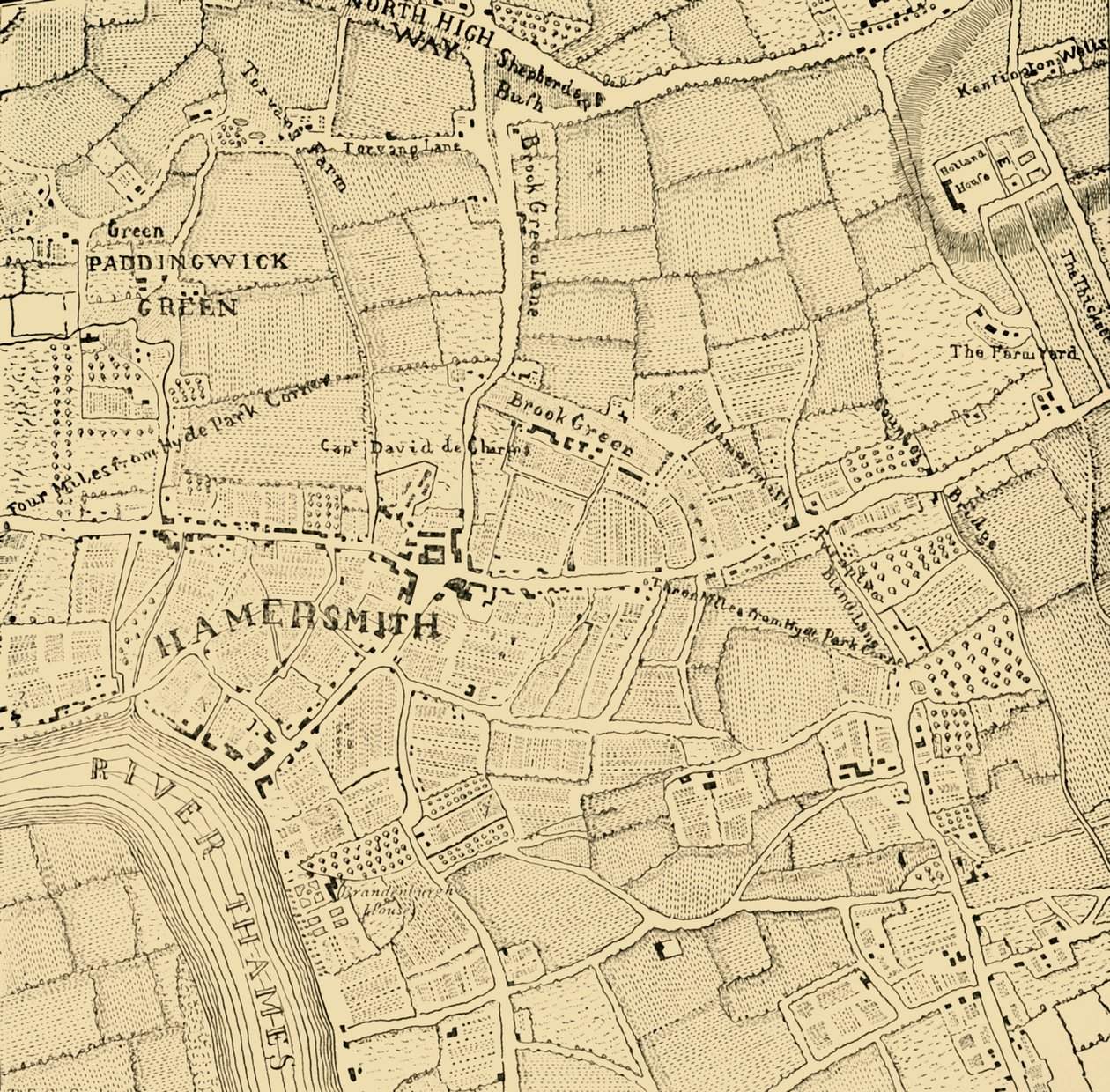 哈默史密斯（Hammersmith），1746年，c1878年。 作者 不明