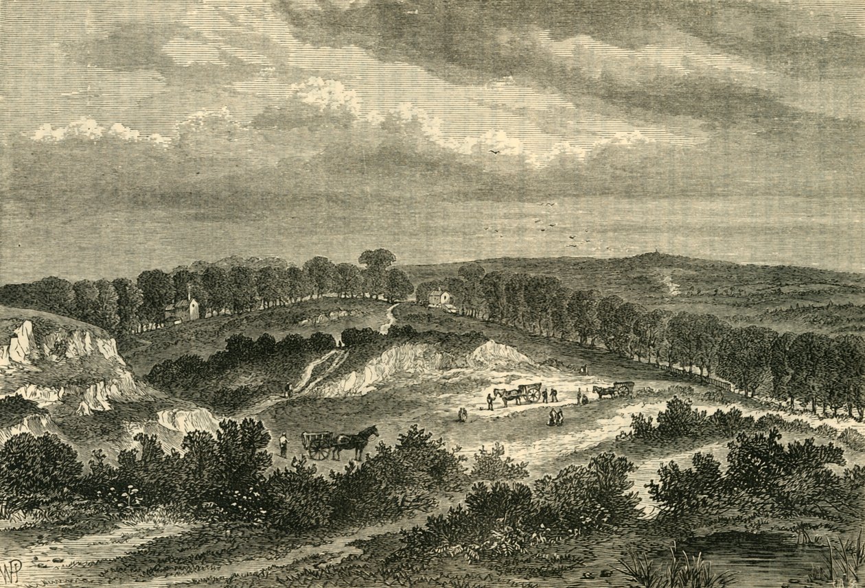 汉普斯特德·希思（Hampstead Heath），1840年，c1876年。 作者 不明