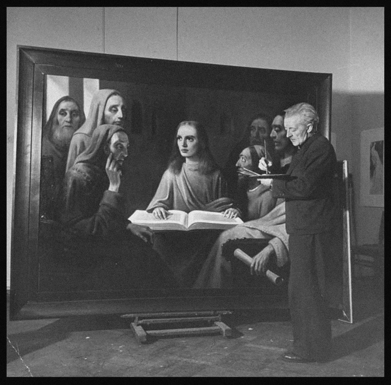 Han van Meegeren画医生中的耶稣，1945年 作者 不明