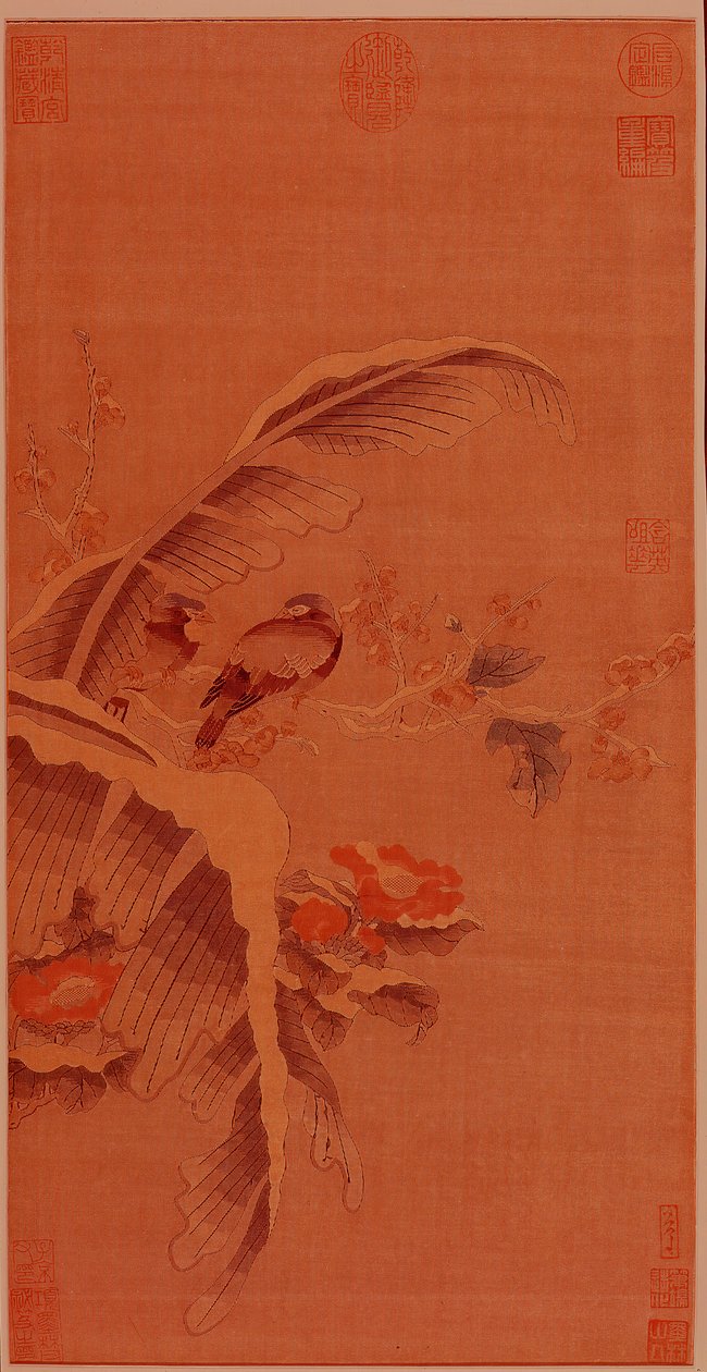 悬挂的卷轴，18世纪。 作者 不明