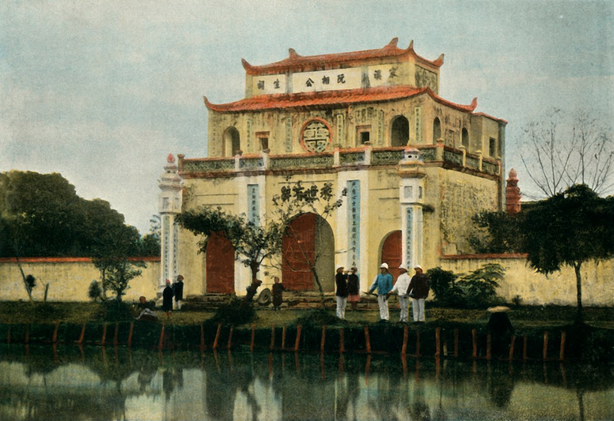 河内河内Pagode Du Kinh Luoc。金罗克塔（Kinh Luoc Pagoda），1900年。 作者 不明