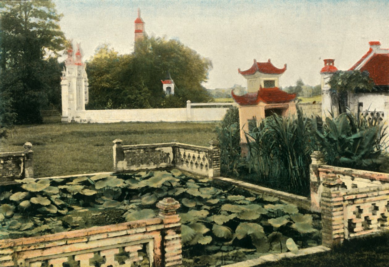 河内。河内刷塔。目的塔塔，1900年。 作者 不明