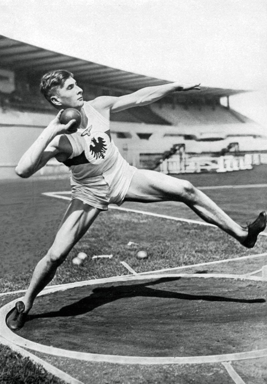汉斯·海因里希·西维特（Hans Heinrich Sievert），德国运动员，1936年 作者 不明