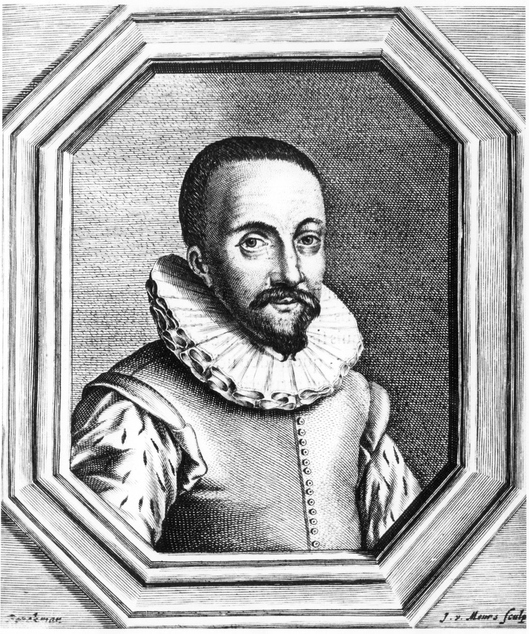 荷兰眼镜师汉斯·利珀普西（Hans Lippershey）于1655年发现了望远镜， 作者 不明
