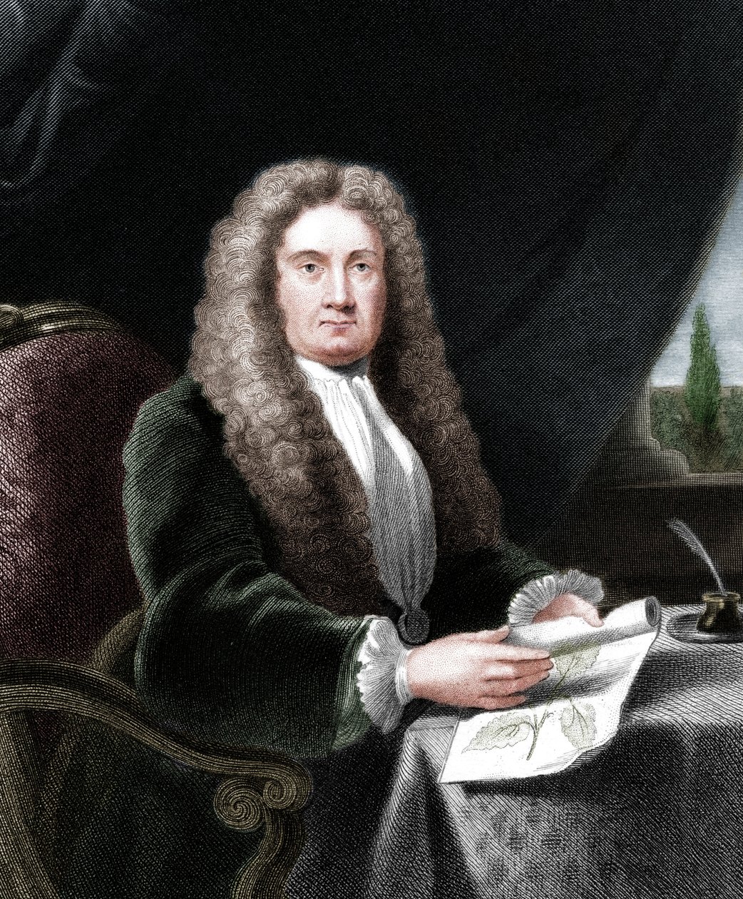 Hans Sloane，英国医师和博物学家 作者 不明
