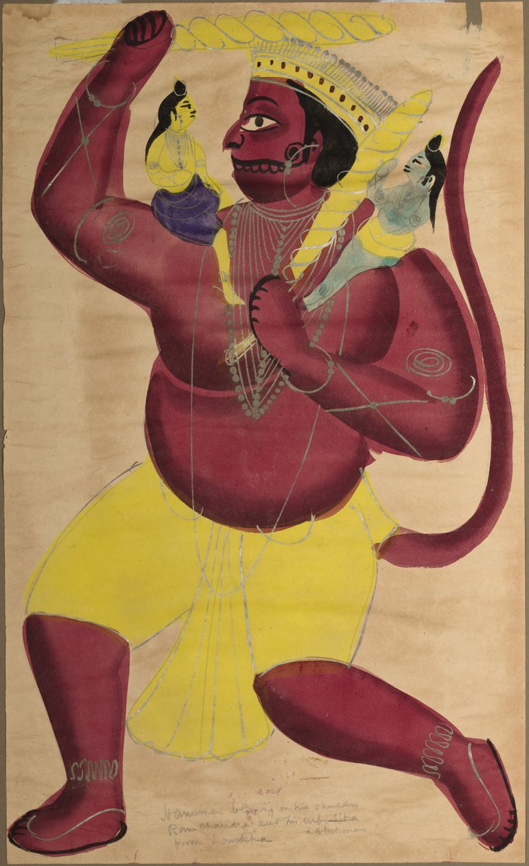 哈努曼角1880年。 作者 不明