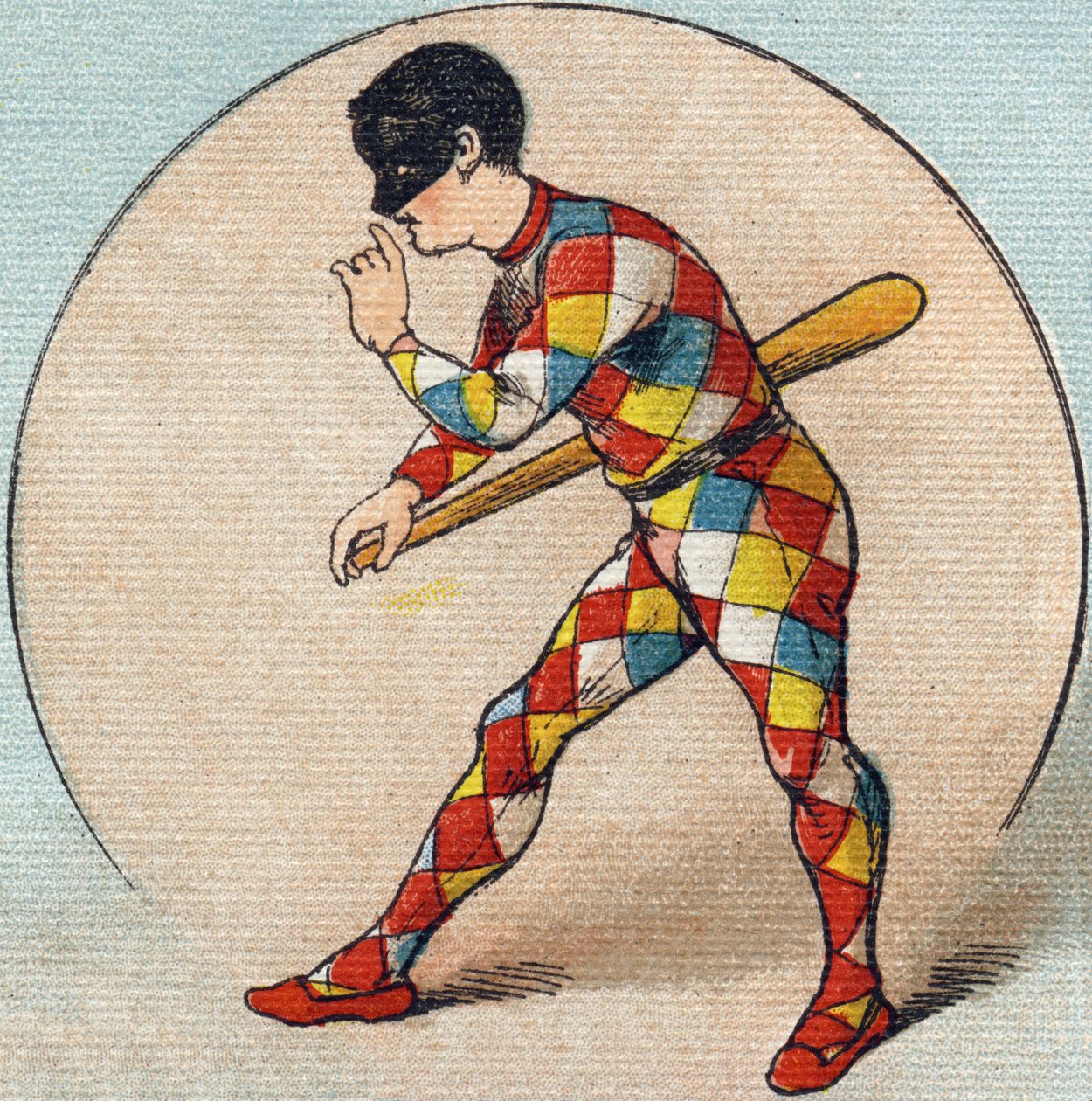 丑角。 雕刻“Alphabet de ma petite fille”。 Bernardin-Bechet 和 Fils，书商出版商，巴黎，约 1895 年。坚不可摧的画布专辑。 贝贝斯图书馆。 12 页。 包含阅读方法和说明性初学者的专辑。 暗淡 作者 不明