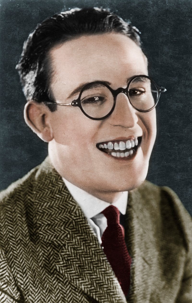 哈罗德·劳埃德（Harold Lloyd）1893-1971，美国演员和电影制片人，1920年代 作者 不明