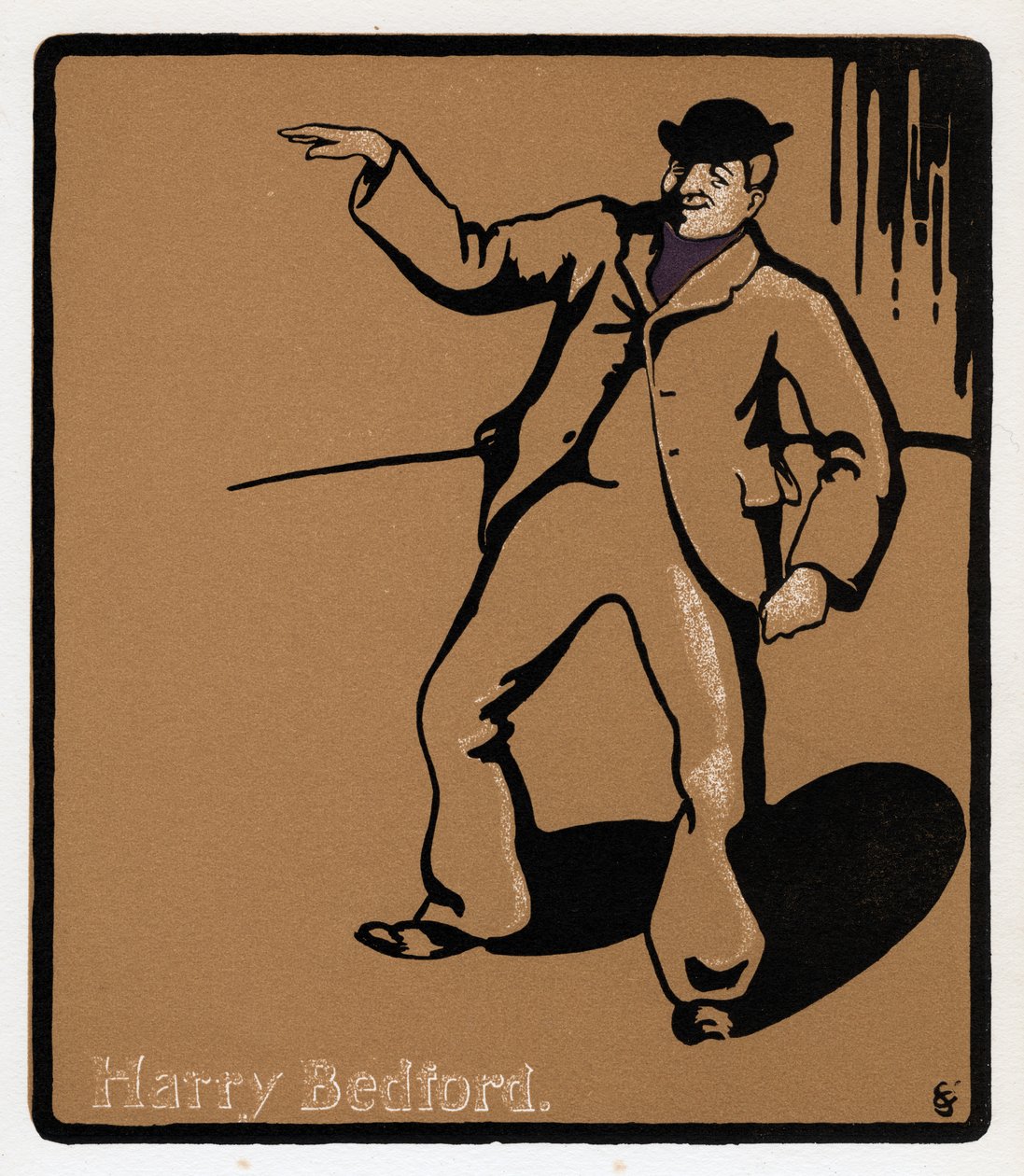 哈里·贝德福德（Harry Bedford），戏剧演员，十九世纪末 作者 不明