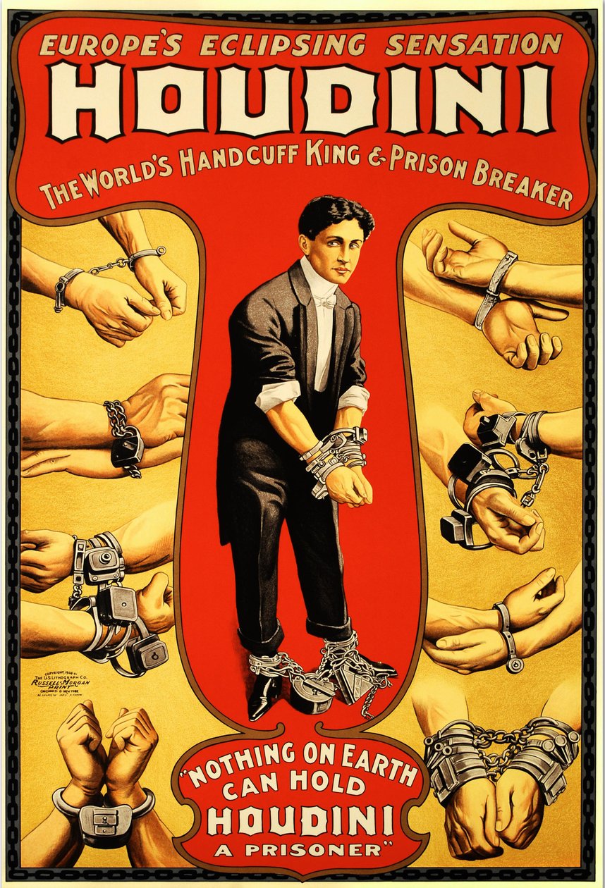哈里·霍迪尼（c。 1906年。 作者 不明